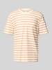 SELECTED HOMME Regular fit T-shirt van katoenmix, model 'RJANGO' Zand