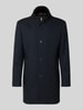 Cinque Regular Fit Mantel mit Viskose-Anteil Modell 'Arsenal' Marine
