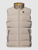 Wellensteyn Bodywarmer met labelapplicatie, model 'SNOWDOME' Zand