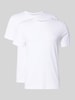 CK Calvin Klein T-shirt met labelstitching Wit