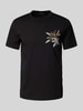 Antony Morato T-Shirt mit Label-Stitching Black