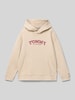 Tommy Hilfiger Kids Regular fit hoodie van katoenmix  Zand