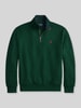 Polo Ralph Lauren Sweatshirt mit Troyerkragen Dunkelgruen