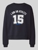 Marc O'Polo DENIM Relaxed fit sweatshirt van puur katoen Marineblauw