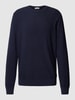 Armedangels Gebreide pullover met ronde hals, model 'GRAANOS' Marineblauw