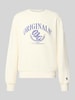 JACK & JONES Bluza z nadrukiem z logo model 'FREDERIKSBERG' Złamany biały