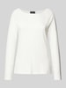 Monari Longsleeve aus Viskose Weiss