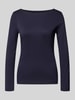 Christian Berg Woman Longsleeve mit Rundhalsausschnitt Dunkelblau