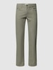 Brax Straight Fit Chino mit 5-Pocket-Design Modell 'Cadiz' Oliv