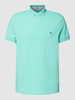 Tommy Hilfiger Poloshirt mit Label-Stitching Mint