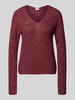 s.Oliver RED LABEL Regular fit gebreide pullover met wol Bordeaux