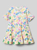 DANAMADE Kleid in Crinkle-Optik Offwhite