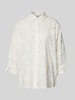 Christian Berg Woman Bluse mit verdeckter Knopfleiste Weiss