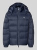 Calvin Klein Jeans Regular Fit Steppjacke mit abnehmbarer Kapuze Marine