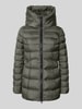 Peuterey Kurtka puchowa z zamkiem błyskawicznym dwustronnym model ‘ESDRA’ Oliwkowy