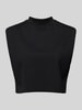 Drykorn Ärmelloses Top mit Turtleneck Modell 'NAVINA' Black