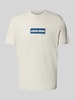 Calvin Klein Jeans T-shirt met labelprint Offwhite