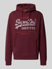 Superdry Hoodie mit Känguru-Tasche Bordeaux