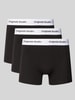Jack & Jones Trunks mit elastischem Label-Bund Modell 'VESTERBRO' im 3er-Pack Black