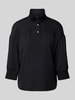 Marc Cain Bluse mit Stehkragen und 3/4-Arm Black