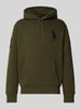 Polo Ralph Lauren Hoodie mit Logo-Stitching und Känguru-Tasche Oliv