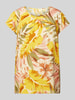 Soyaconcept T-shirt z kwiatowym wzorem model ‘Elyse’ Ciemnożółty