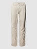 Bruun & Stengade Slim Fit Chino mit Viskose-Anteil Modell 'OLAV' Offwhite