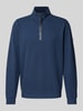 Lerros Sweatshirt met opstaande kraag, model 'SELANIK' Blauw