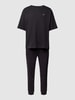 Gant Trainingspak met labelstitching Zwart