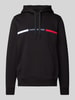 Tommy Hilfiger Hoodie mit Label-Stitching Black