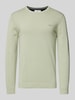 s.Oliver RED LABEL Regular fit gebreide pullover van zuiver katoen Mintgroen