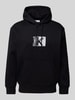 Calvin Klein Jeans Hoodie mit Label-Print Black