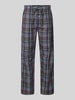 Christian Berg Men Relaxed fit pyjamabroek met elastische band Olijfgroen