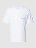 Jack & Jones T-Shirt mit Label-Print Modell 'STAR' Weiss