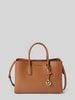 MICHAEL Michael Kors Shopper aus Rindsleder mit Label-Applikation Modell 'RUTHIE' Cognac