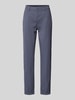 MAC Slim fit chino met verkort model, model 'TURN UP' Antraciet