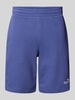 PUMA PERFORMANCE Regular fit sweatshorts met labelstitching Koningsblauw