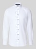 Christian Berg Men Regular Fit Business-Hemd mit Kentkragen Weiss