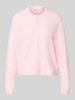 ONLY Regular Fit Strickjacke mit einreihiger Knopfleiste Modell 'SIMONI' Rosa