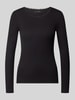 Christian Berg Woman Pyjama-Oberteil aus Baumwoll-Mix Black