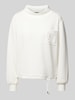 monari Sweatshirt mit Stehkragen Offwhite