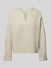 OPUS Regular Fit Bluse mit V-Ausschnitt Modell 'Feleen' Hellgruen