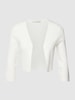 Jake*s Cocktail Bolero met structuurmotief Offwhite