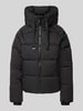 MSCH Copenhagen Gewatteerd jack met capuchon, model 'Pavinaria' Zwart