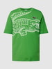 Lacoste T-shirt met ronde hals Groen