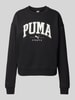 Puma Sweatshirt mit Label-Print Black