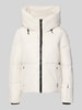 khujo Gewatteerd jack met ritszakken, model 'AUDREY MATT' Offwhite