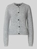 Vero Moda Regular fit gebreid jack met wol, modell 'NOVAH' Middengrijs