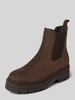 Tamaris Chelsea boots van echt runderleer Donkerbruin