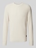 s.Oliver RED LABEL Regular Fit Pullover mit Strukturmuster Offwhite